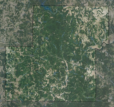 Owen County IN USGS imagery and topo map