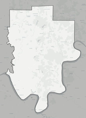 Perry County IN county basemap context