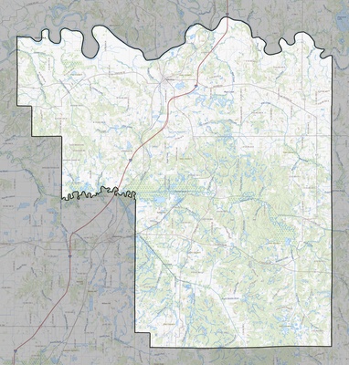 Pike County IN USGS topo map