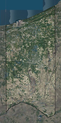 Porter County IN USGS imagery and topo map