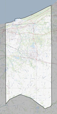 Porter County IN USGS topo map