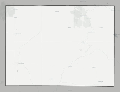 Pulaski County IN county basemap context