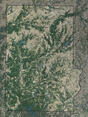 Putnam County IN USGS imagery and topo map