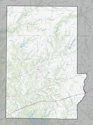 Putnam County IN USGS topo map