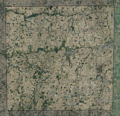 Randolph County IN USGS imagery and topo map