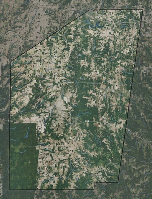 Ripley County IN USGS imagery and topo map