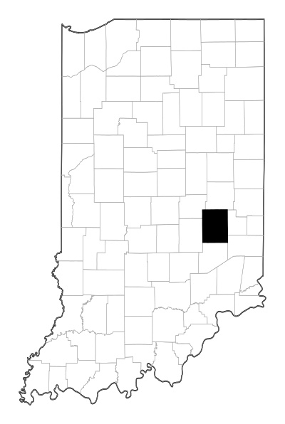 Rush County in Indiana