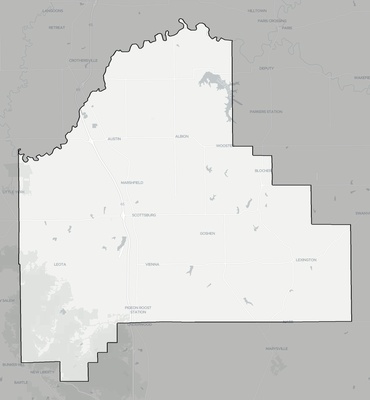Scott County IN county basemap context