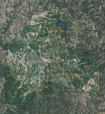 Scott County IN USGS imagery and topo map