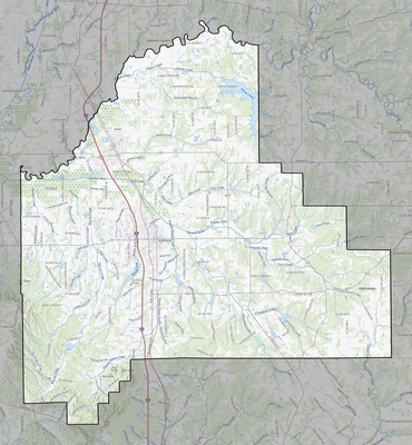 Scott County IN USGS topo map