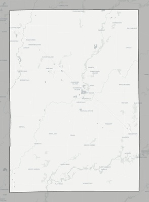 Shelby County IN county basemap context