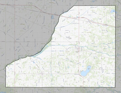 Starke County IN USGS topo map