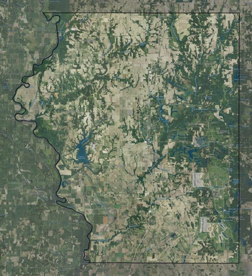 Sullivan County IN USGS imagery and topo map