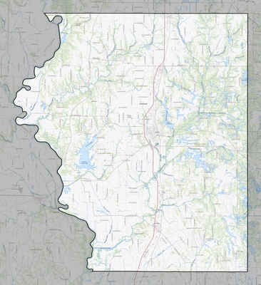 Sullivan County IN USGS topo map