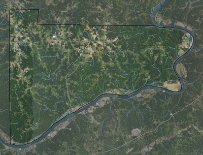 Switzerland County IN USGS imagery and topo map