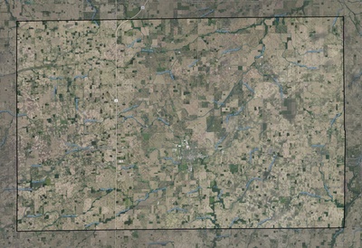 Tipton County IN USGS imagery and topo map