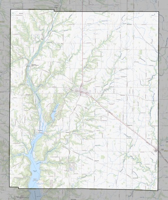 Union County IN USGS topo map