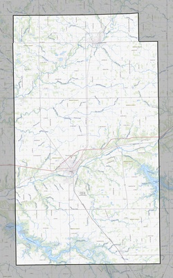 Wabash County IN USGS topo map