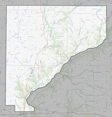 Warren County IN USGS topo map