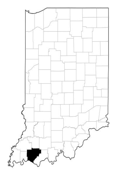 Warrick County in Indiana