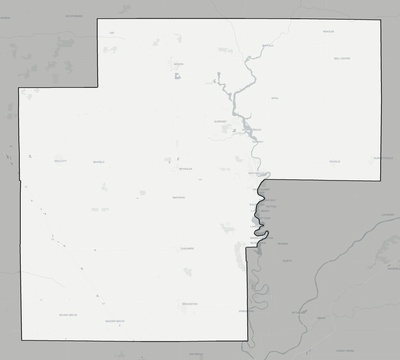 White County IN county basemap context