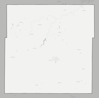 Anderson County KS county basemap context