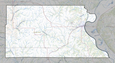 Atchison County KS USGS topo map