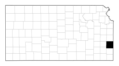 Bourbon County in Kansas