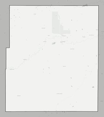 Chase County KS county basemap context