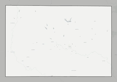 Chautauqua County KS county basemap context