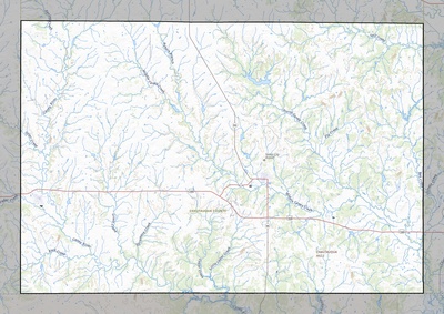 Chautauqua County KS USGS topo map
