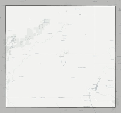 Cherokee County KS county basemap context