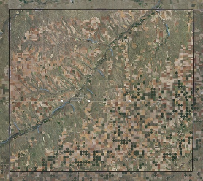 Cheyenne County KS USGS imagery and topo map
