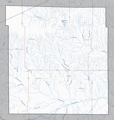 Clark County KS USGS topo map