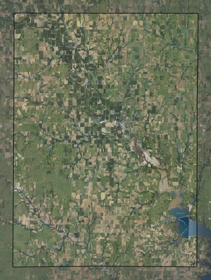 Clay County KS USGS imagery and topo map