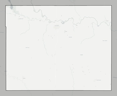 Cloud County KS county basemap context