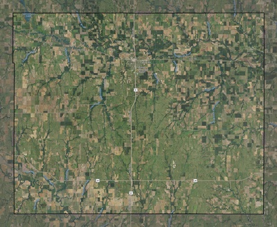Cloud County KS USGS imagery and topo map