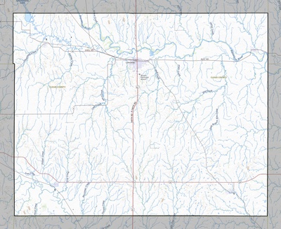 Cloud County KS USGS topo map