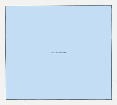 Comanche County KS school district boundaries map