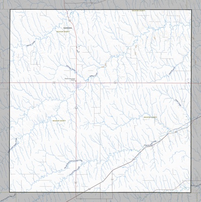 Decatur County KS USGS topo map
