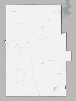 Dickinson County KS county basemap context