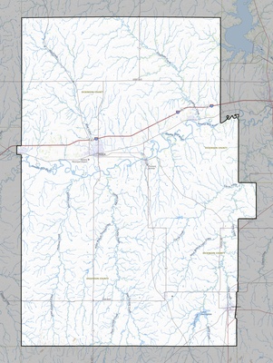 Dickinson County KS USGS topo map