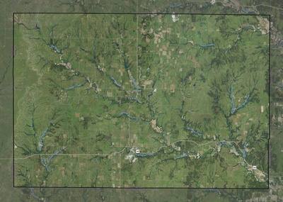 Elk County KS USGS imagery and topo map