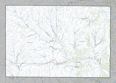 Elk County KS USGS topo map