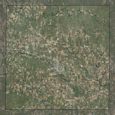 Ellis County KS USGS imagery and topo map