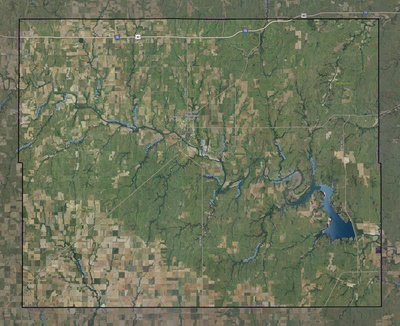 Ellsworth County KS USGS imagery and topo map