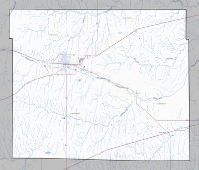 Ford County KS USGS topo map
