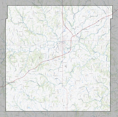 Franklin County KS USGS topo map