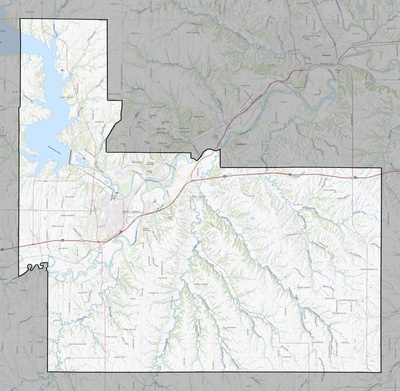 Geary County KS USGS topo map