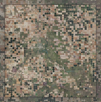 Grant County KS USGS imagery and topo map